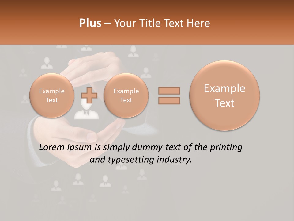 A Man In A Suit Holding A Small White Piece Of Paper PowerPoint Template