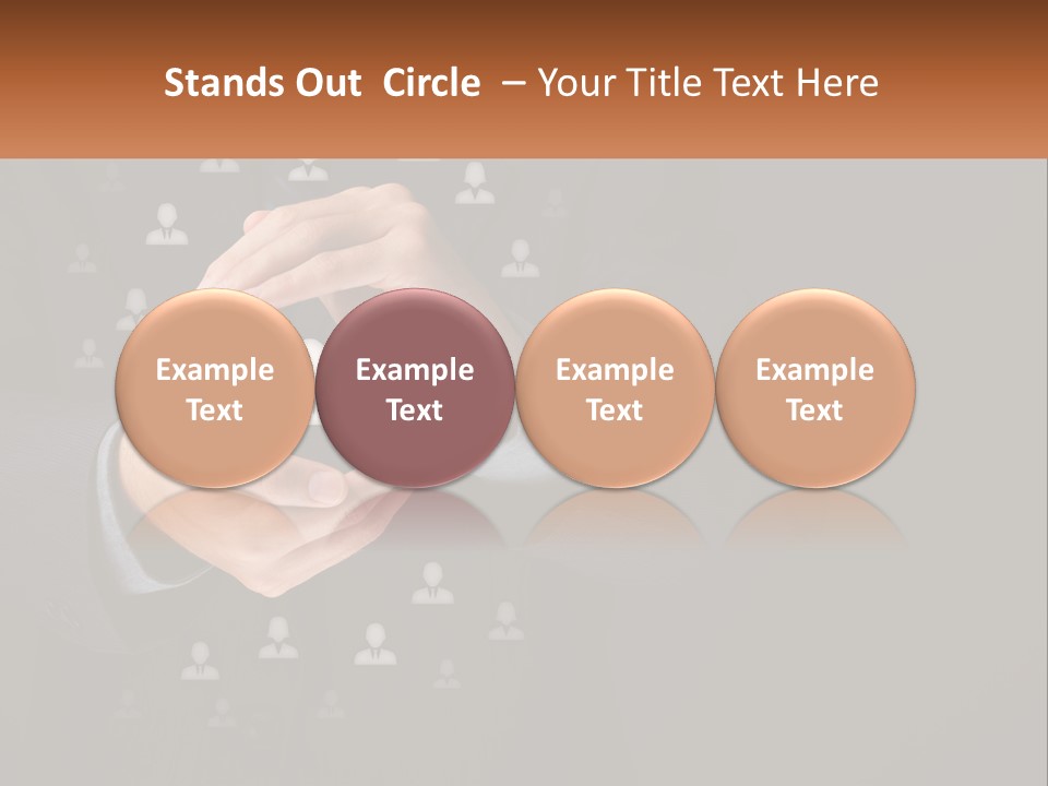 A Man In A Suit Holding A Small White Piece Of Paper PowerPoint Template