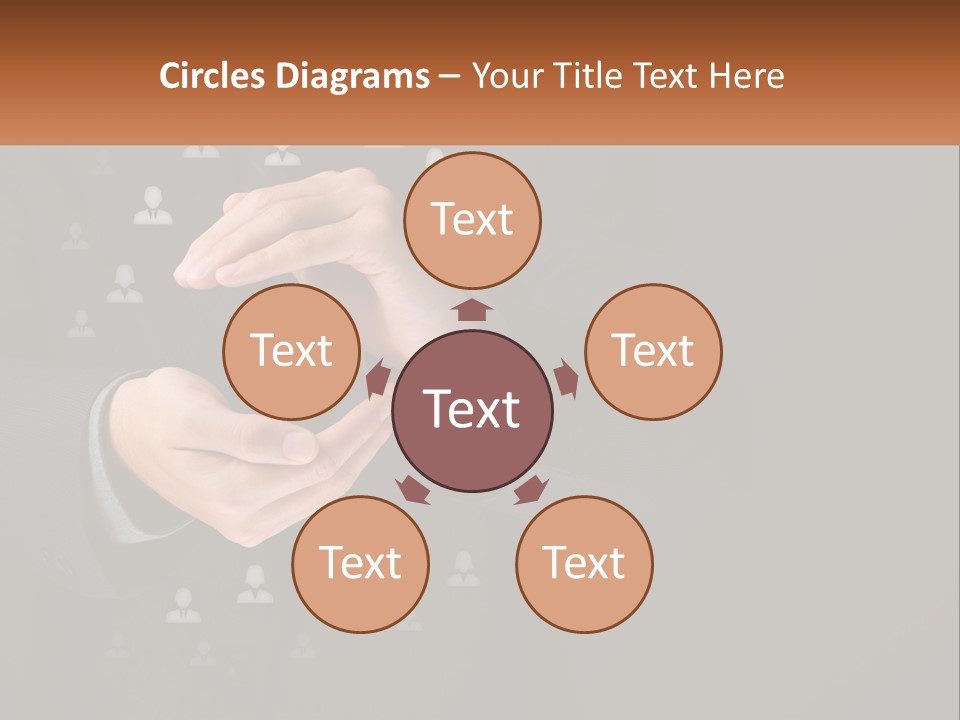 A Man In A Suit Holding A Small White Piece Of Paper PowerPoint Template