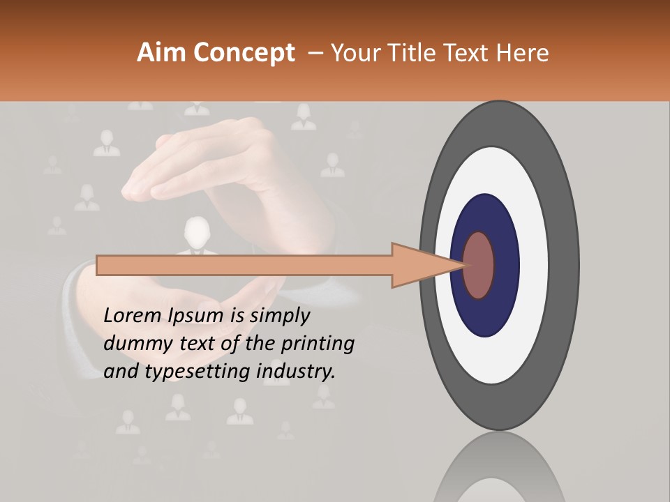 A Man In A Suit Holding A Small White Piece Of Paper PowerPoint Template