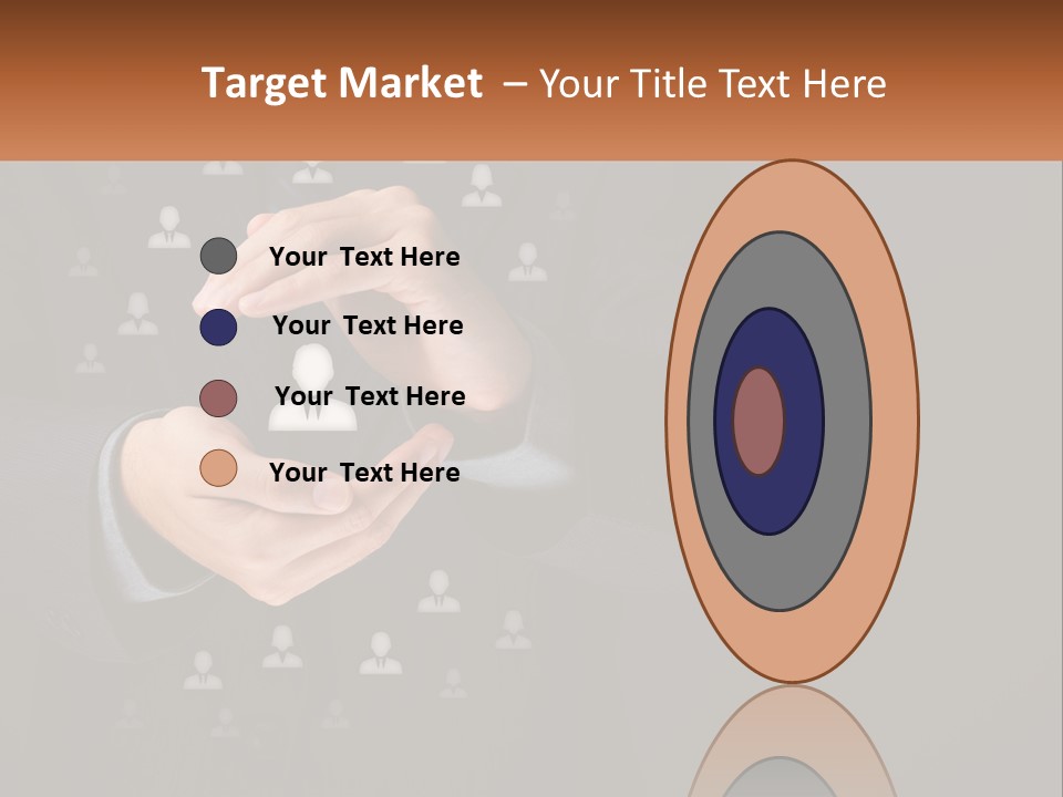 A Man In A Suit Holding A Small White Piece Of Paper PowerPoint Template