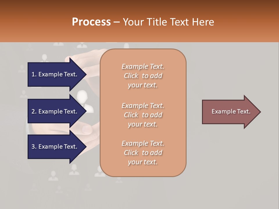 A Man In A Suit Holding A Small White Piece Of Paper PowerPoint Template
