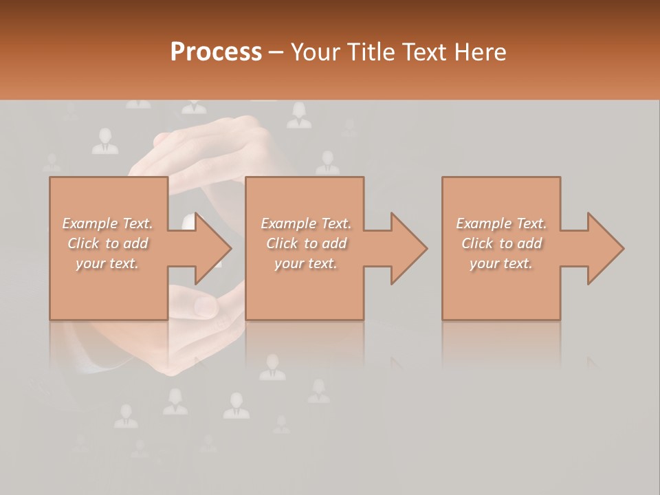 A Man In A Suit Holding A Small White Piece Of Paper PowerPoint Template