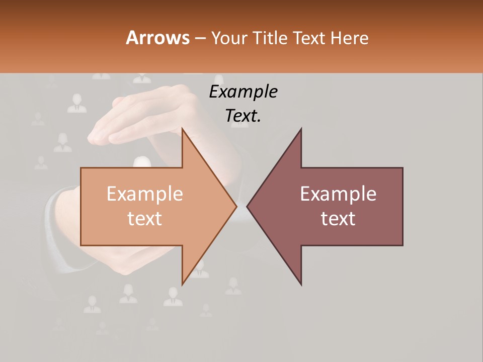 A Man In A Suit Holding A Small White Piece Of Paper PowerPoint Template