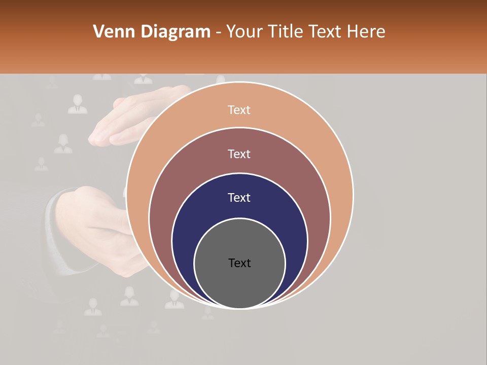 A Man In A Suit Holding A Small White Piece Of Paper PowerPoint Template