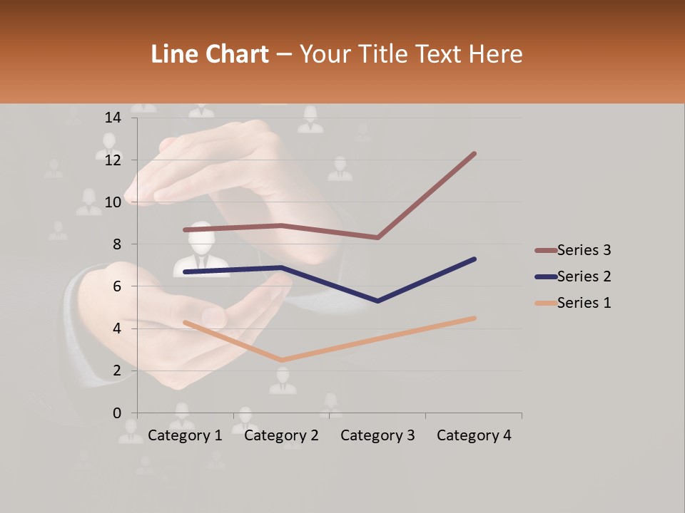 A Man In A Suit Holding A Small White Piece Of Paper PowerPoint Template