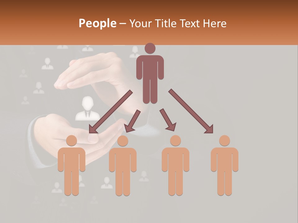 A Man In A Suit Holding A Small White Piece Of Paper PowerPoint Template