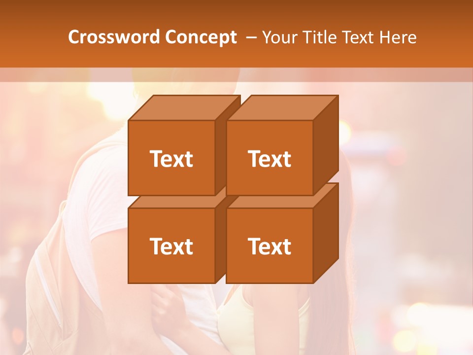 A Man And A Woman Standing Next To Each Other PowerPoint Template