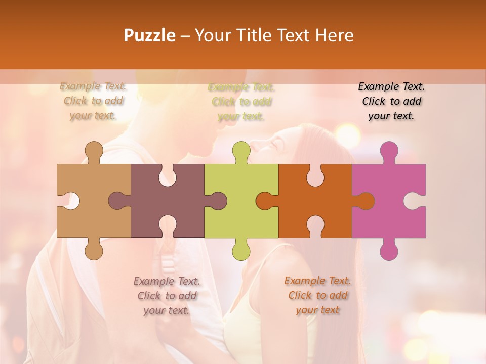 A Man And A Woman Standing Next To Each Other PowerPoint Template