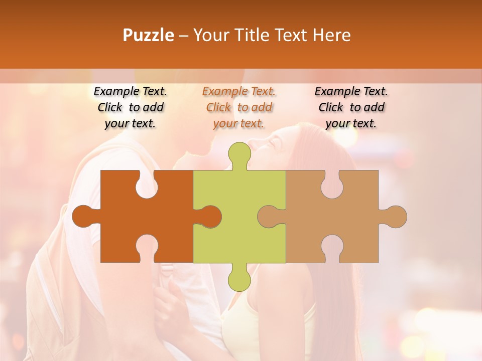 A Man And A Woman Standing Next To Each Other PowerPoint Template