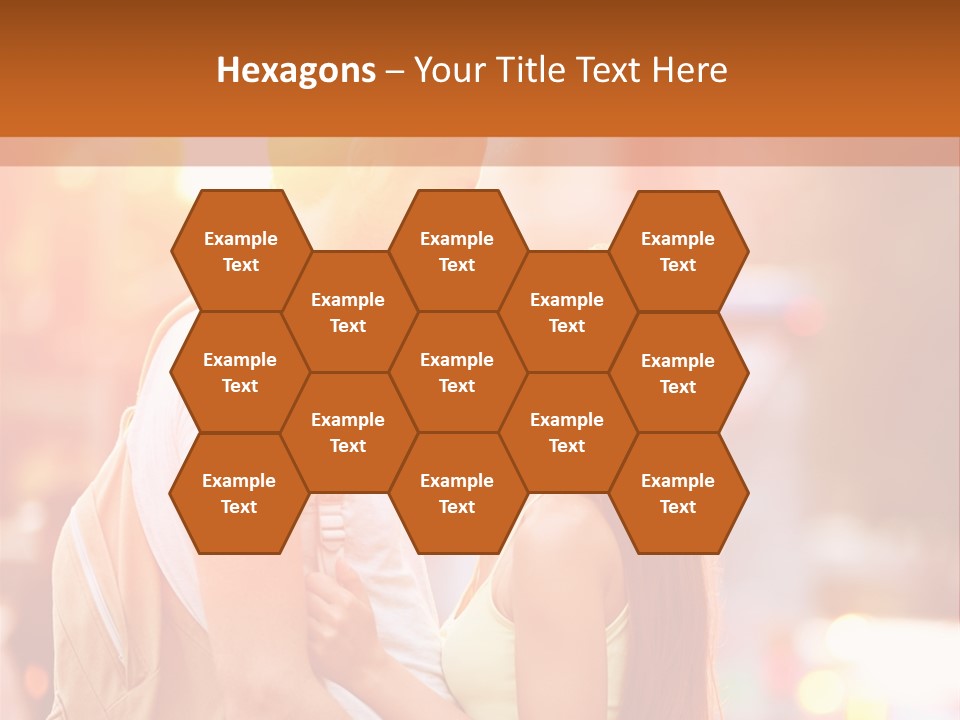 A Man And A Woman Standing Next To Each Other PowerPoint Template