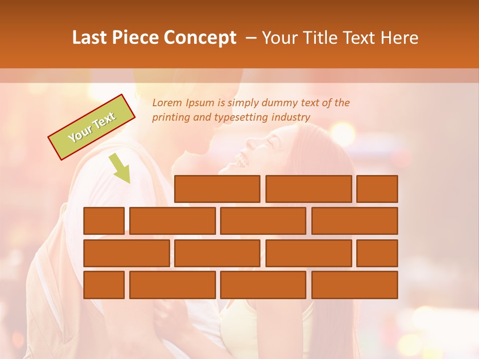 A Man And A Woman Standing Next To Each Other PowerPoint Template