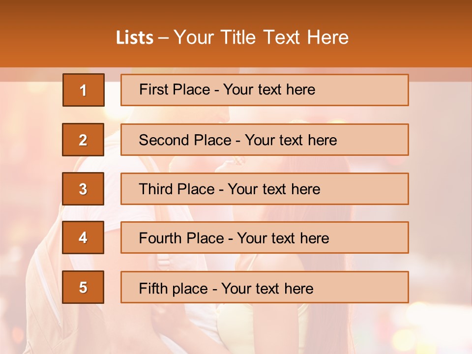 A Man And A Woman Standing Next To Each Other PowerPoint Template