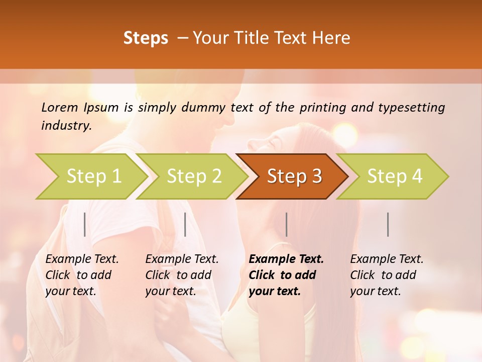 A Man And A Woman Standing Next To Each Other PowerPoint Template