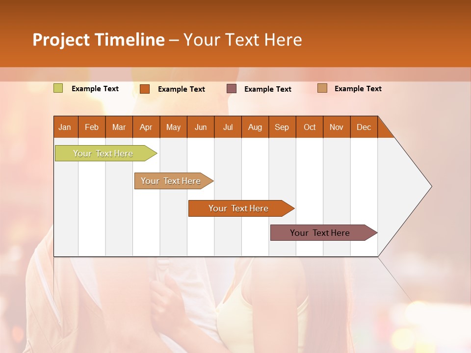 A Man And A Woman Standing Next To Each Other PowerPoint Template