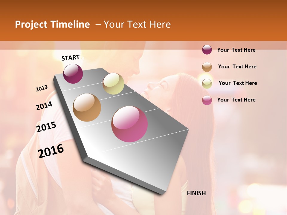 A Man And A Woman Standing Next To Each Other PowerPoint Template