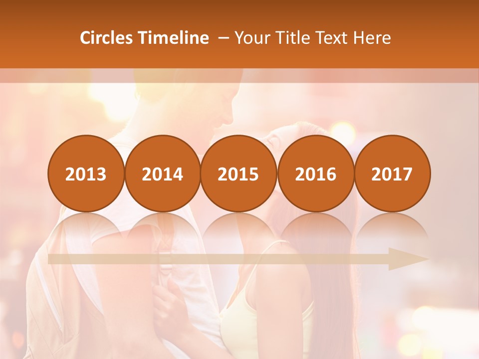 A Man And A Woman Standing Next To Each Other PowerPoint Template