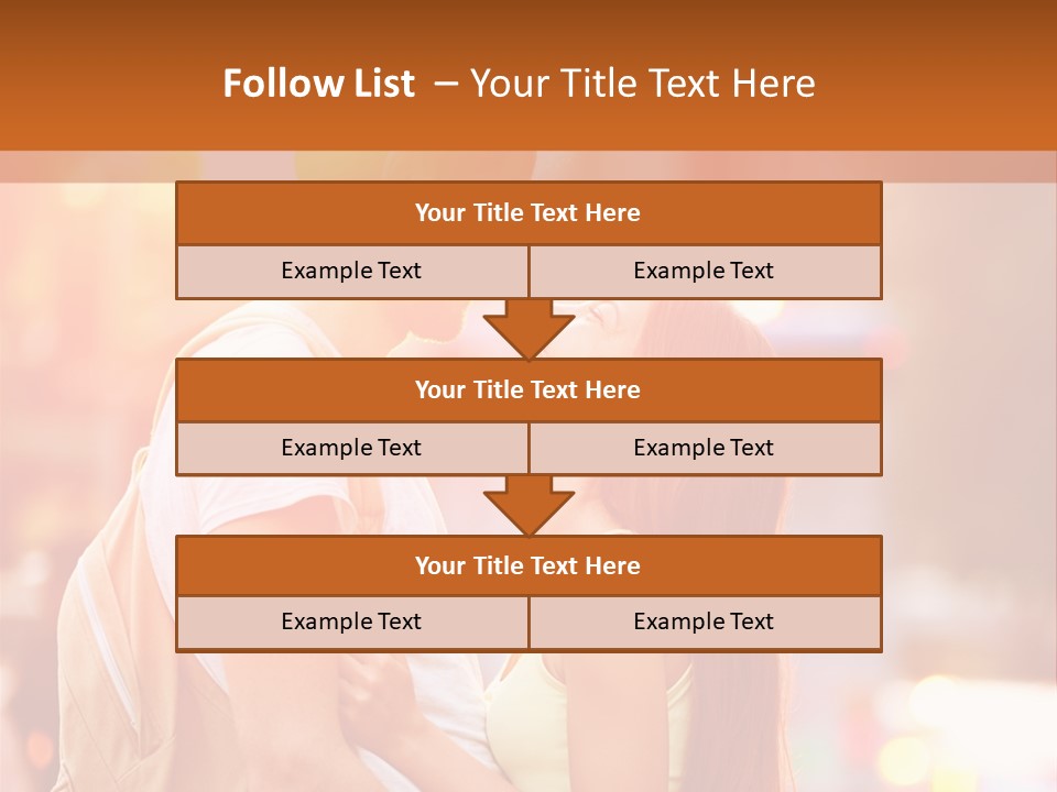 A Man And A Woman Standing Next To Each Other PowerPoint Template