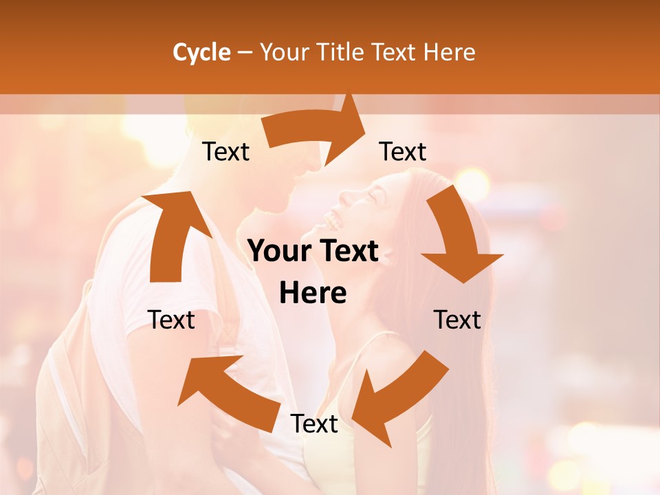 A Man And A Woman Standing Next To Each Other PowerPoint Template