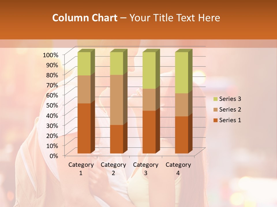 A Man And A Woman Standing Next To Each Other PowerPoint Template