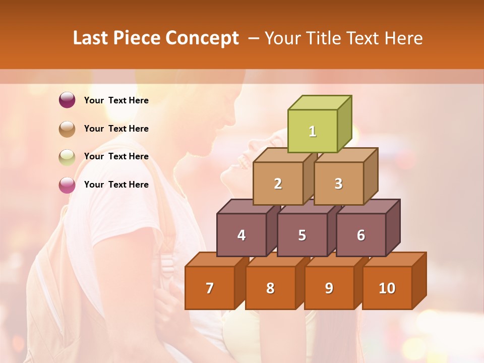 A Man And A Woman Standing Next To Each Other PowerPoint Template