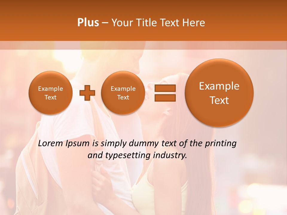 A Man And A Woman Standing Next To Each Other PowerPoint Template