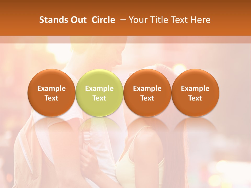 A Man And A Woman Standing Next To Each Other PowerPoint Template