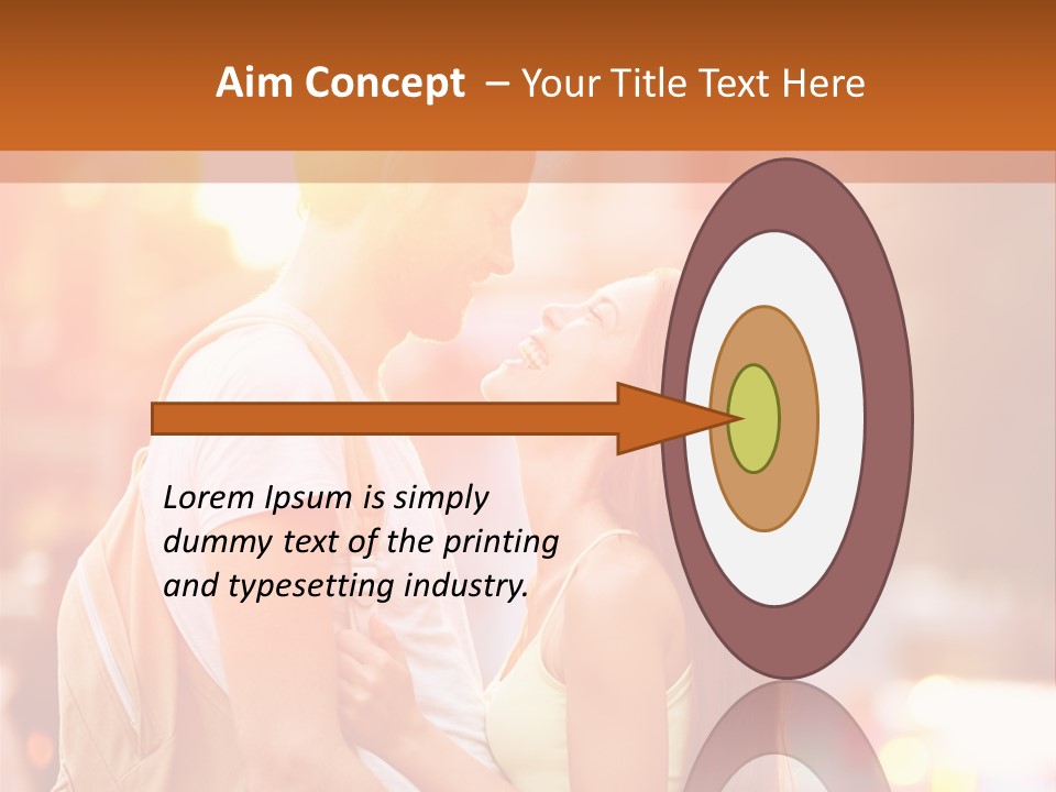 A Man And A Woman Standing Next To Each Other PowerPoint Template