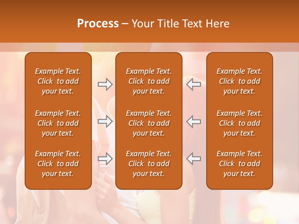 A Man And A Woman Standing Next To Each Other PowerPoint Template