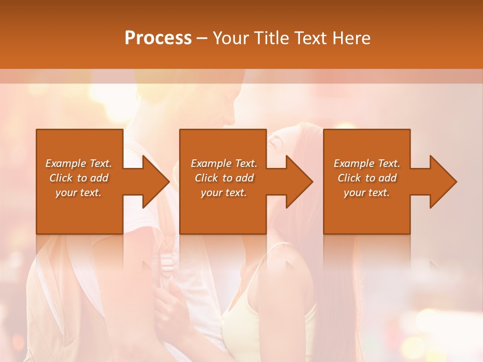 A Man And A Woman Standing Next To Each Other PowerPoint Template
