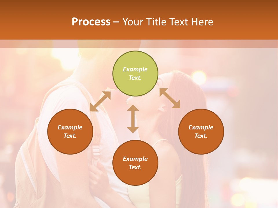 A Man And A Woman Standing Next To Each Other PowerPoint Template