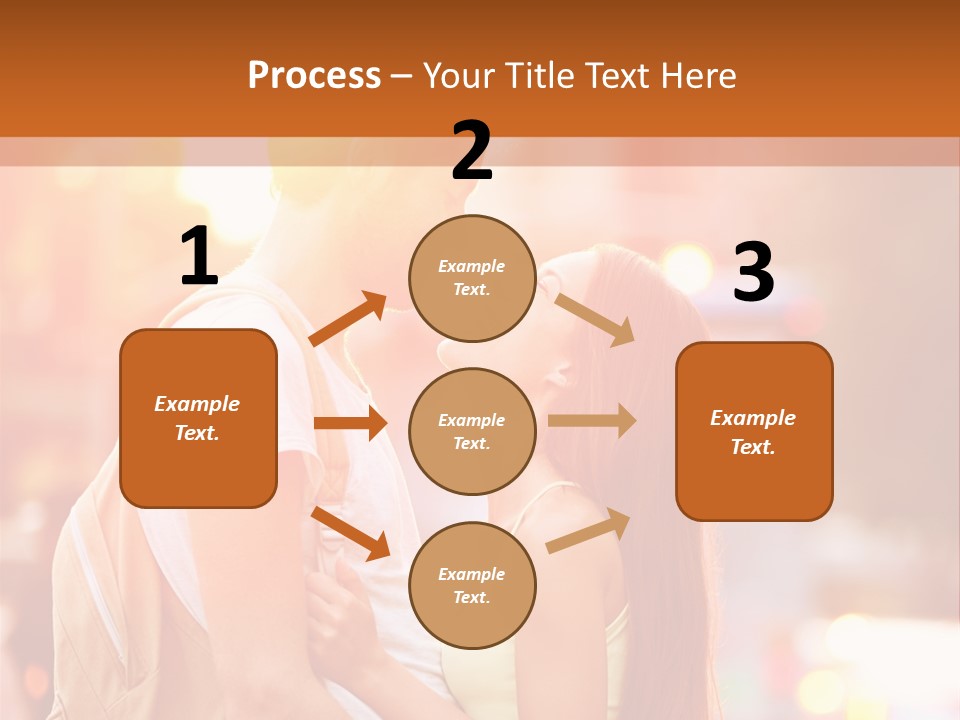 A Man And A Woman Standing Next To Each Other PowerPoint Template