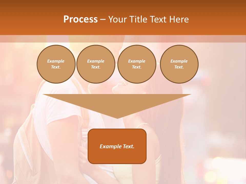 A Man And A Woman Standing Next To Each Other PowerPoint Template