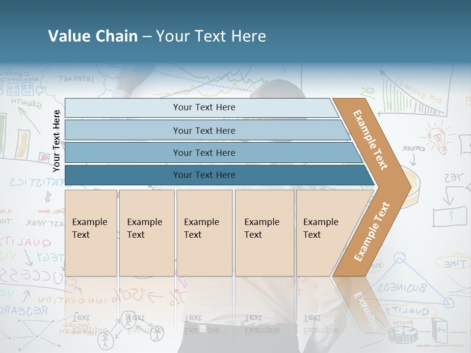 A Man Writing On A Whiteboard With A Marker PowerPoint Template