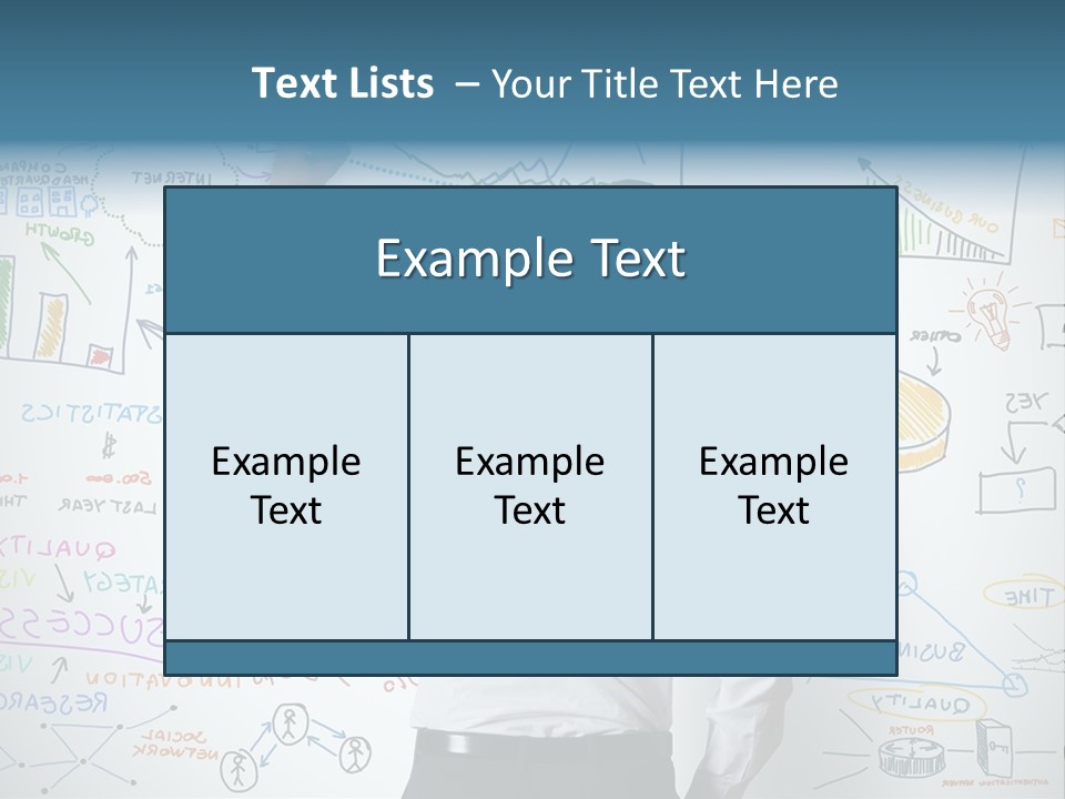 A Man Writing On A Whiteboard With A Marker PowerPoint Template