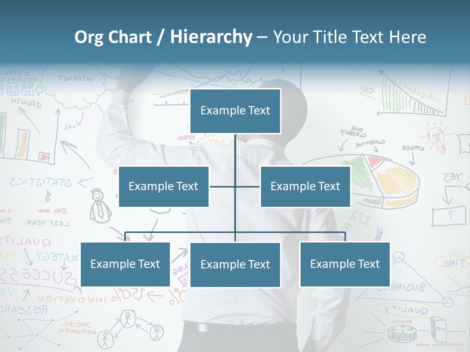A Man Writing On A Whiteboard With A Marker PowerPoint Template