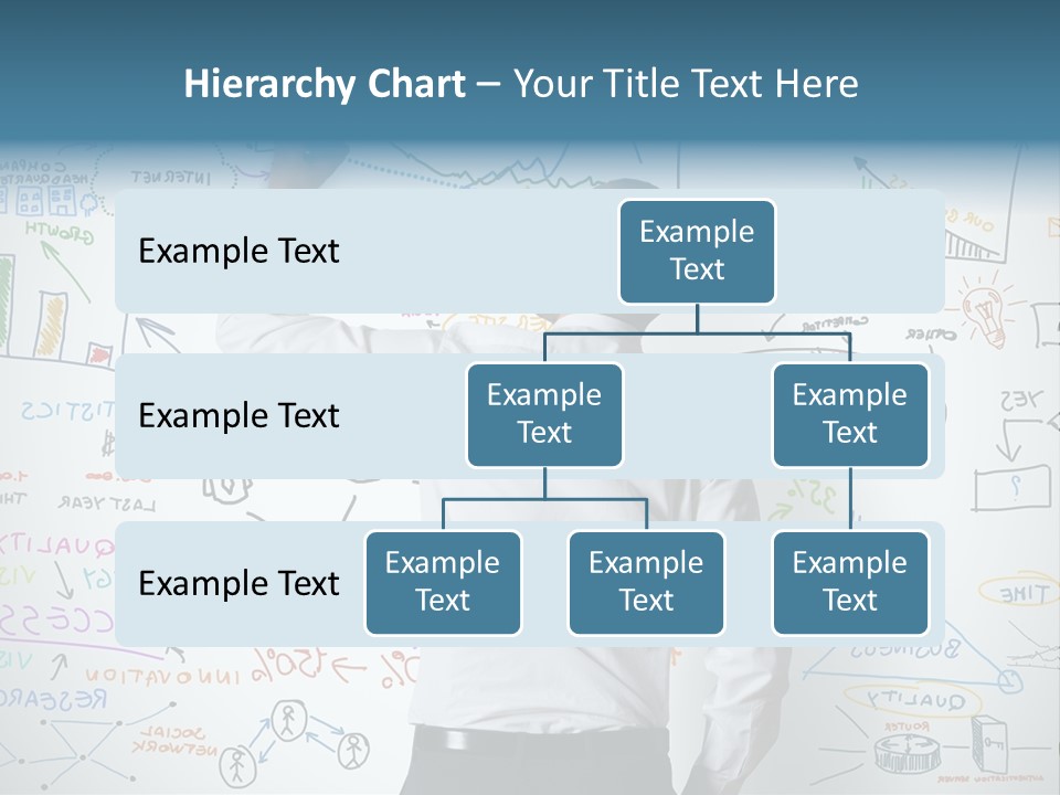 A Man Writing On A Whiteboard With A Marker PowerPoint Template