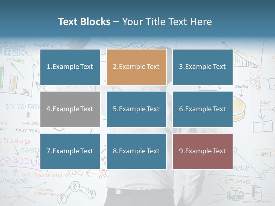 A Man Writing On A Whiteboard With A Marker PowerPoint Template