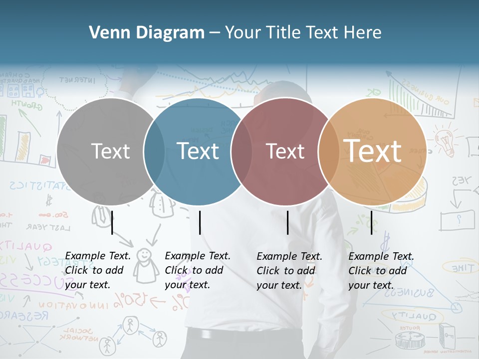 A Man Writing On A Whiteboard With A Marker PowerPoint Template