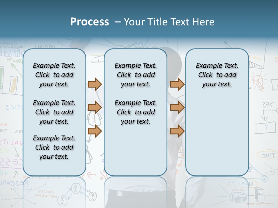 A Man Writing On A Whiteboard With A Marker PowerPoint Template