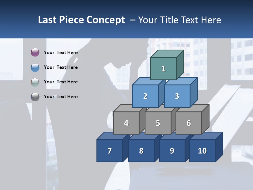 A Man Sitting In Front Of A Laptop Computer PowerPoint Template