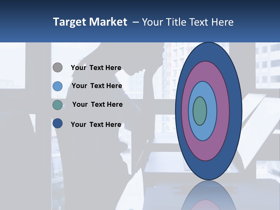 A Man Sitting In Front Of A Laptop Computer PowerPoint Template