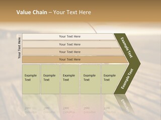 A Glass Of Ice Tea With A Cherry On Top PowerPoint Template