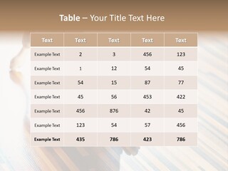 A Small Dog Laying On A Wooden Floor PowerPoint Template