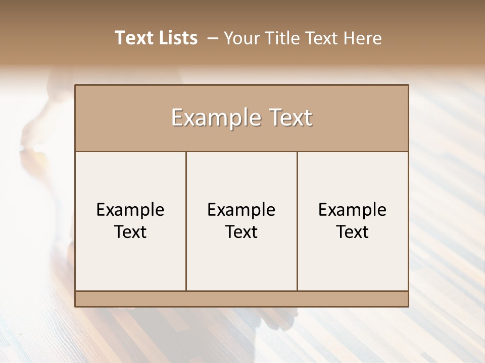 A Small Dog Laying On A Wooden Floor PowerPoint Template