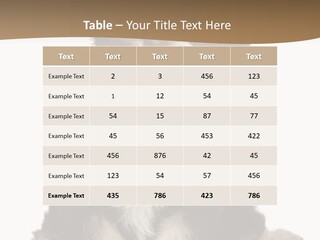 A Small Brown And White Dog Sitting On A White Background PowerPoint Template