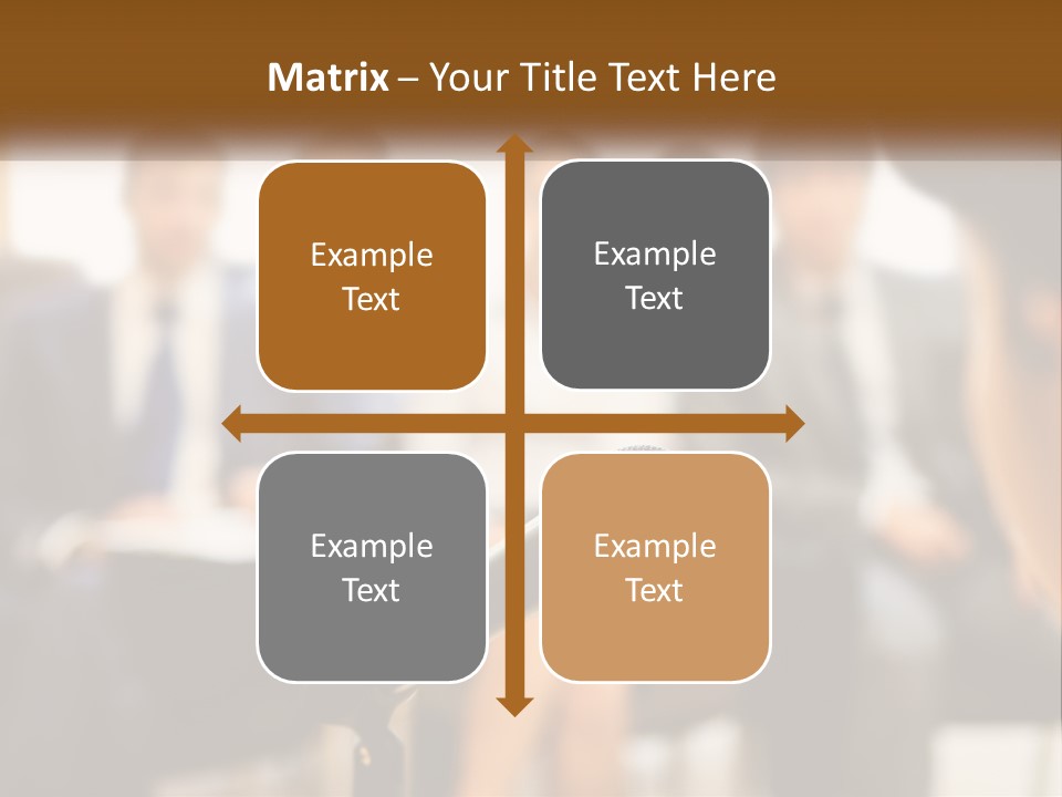 A Microphone In Front Of A Group Of People PowerPoint Template