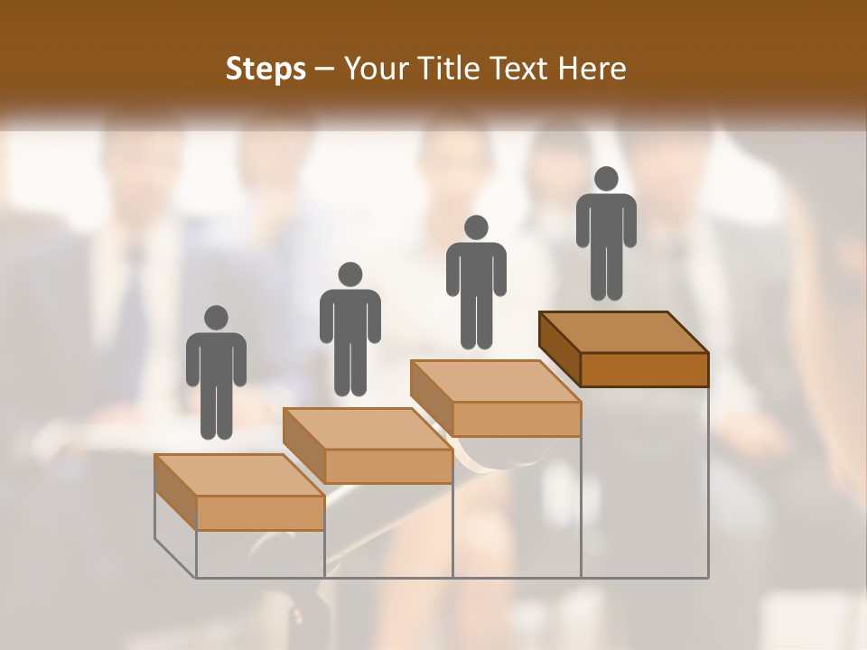 A Microphone In Front Of A Group Of People PowerPoint Template