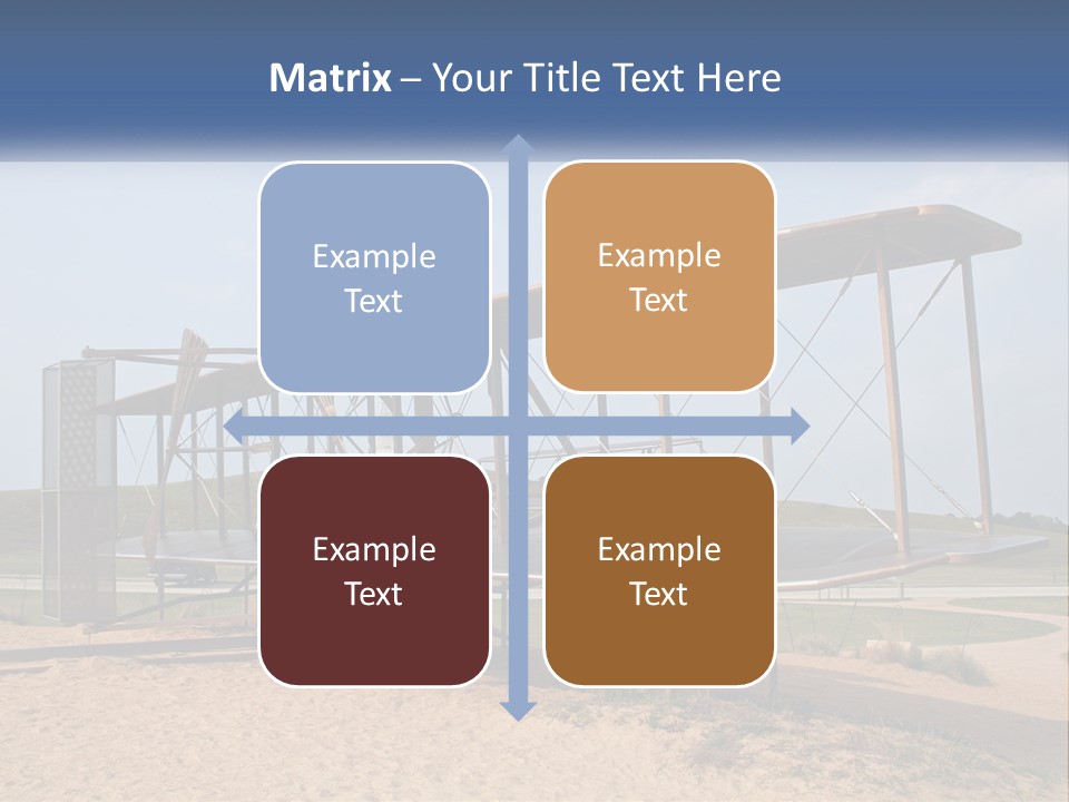 An Old Airplane Sitting On Top Of A Dirt Field PowerPoint Template