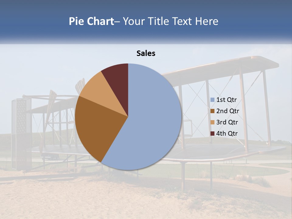An Old Airplane Sitting On Top Of A Dirt Field PowerPoint Template